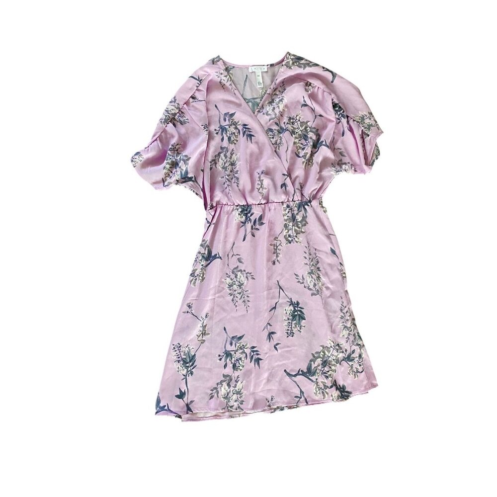 Leith Dolman Sleeve Wrap Minidress NEW